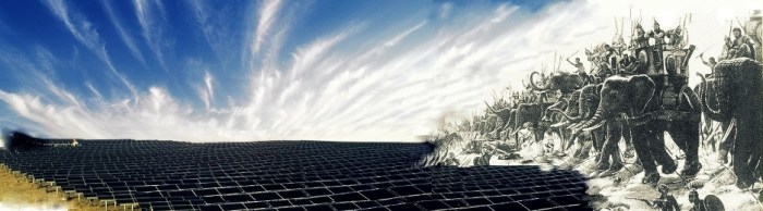 Energia fotovoltaica in chiave surrealista