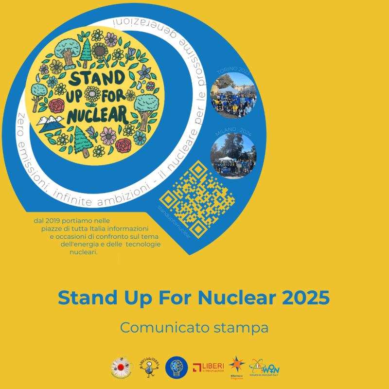 Comunicato stampa: Stand Up for Nuclear – Settima&nbsp;Edizione