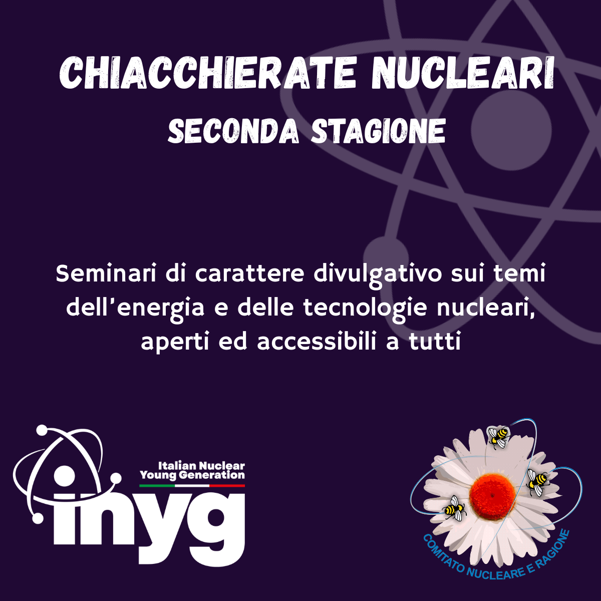 Chiacchierate nucleari: nuova stagione al&nbsp;via!