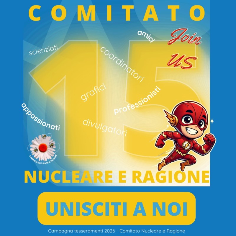 Quindici anni di Nucleare e Ragione: al via la campagna tesseramenti 2026