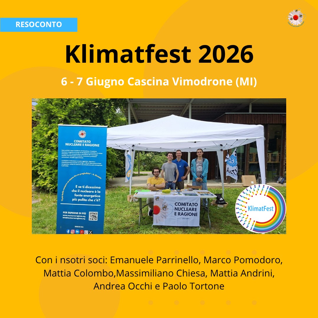 Klimatfest 2026: tra divulgazione scientifica, nucleare ed ambientalismo razionale